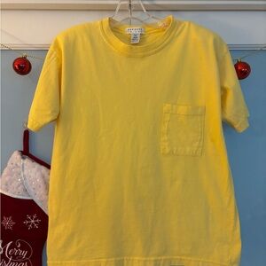 Yellow T-Shirt with Pocket